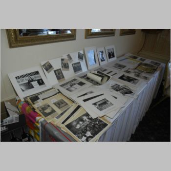 081 Memorabilia Table, a young Jim McNally upper left.jpg